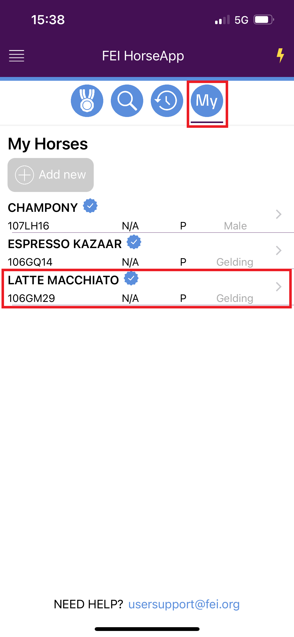 FEI How To How to enter Horse temperatures on the FEI HorseApp